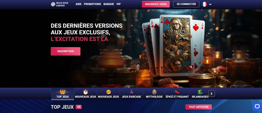 Pourquoi choisir Wild Dice Casino