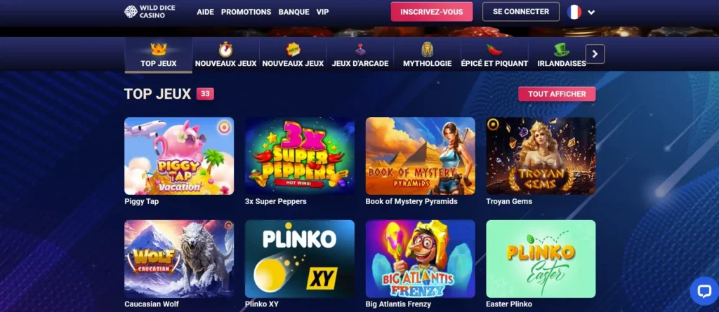 Catalogue de jeux